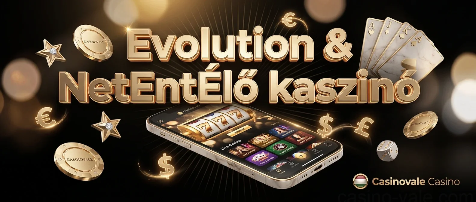 Evolution & NetEntÉlő kaszinó