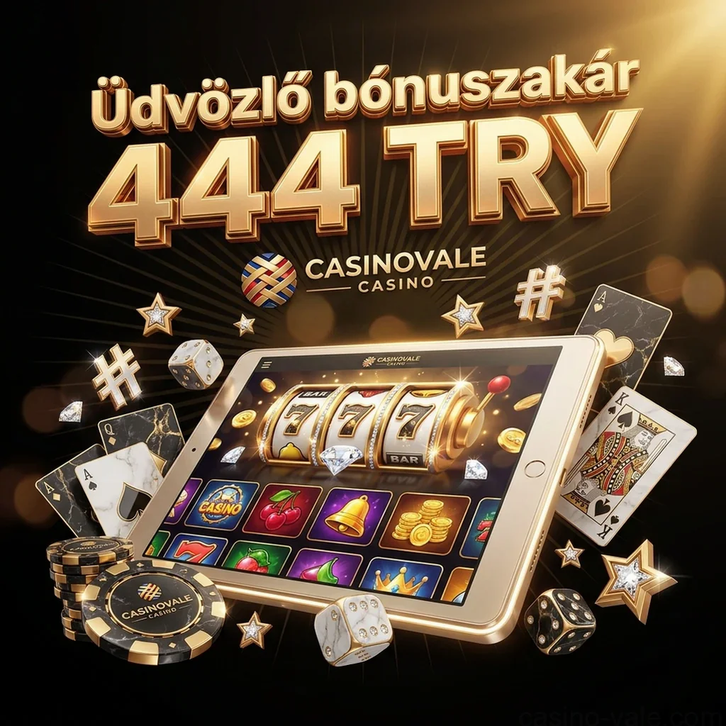 Üdvözlő bónuszakár 444 TRY